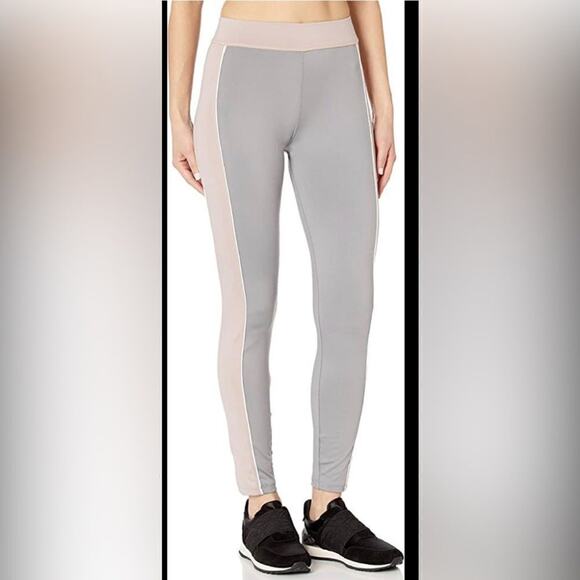 NWT Minkpink pale pink and gray crop leggings XS - Picture 1 of 12